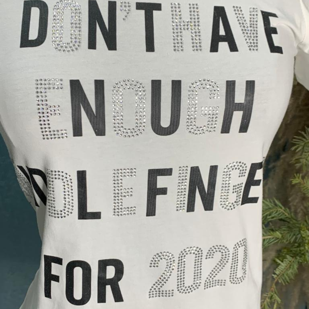2020 Middle Finger Top (White)