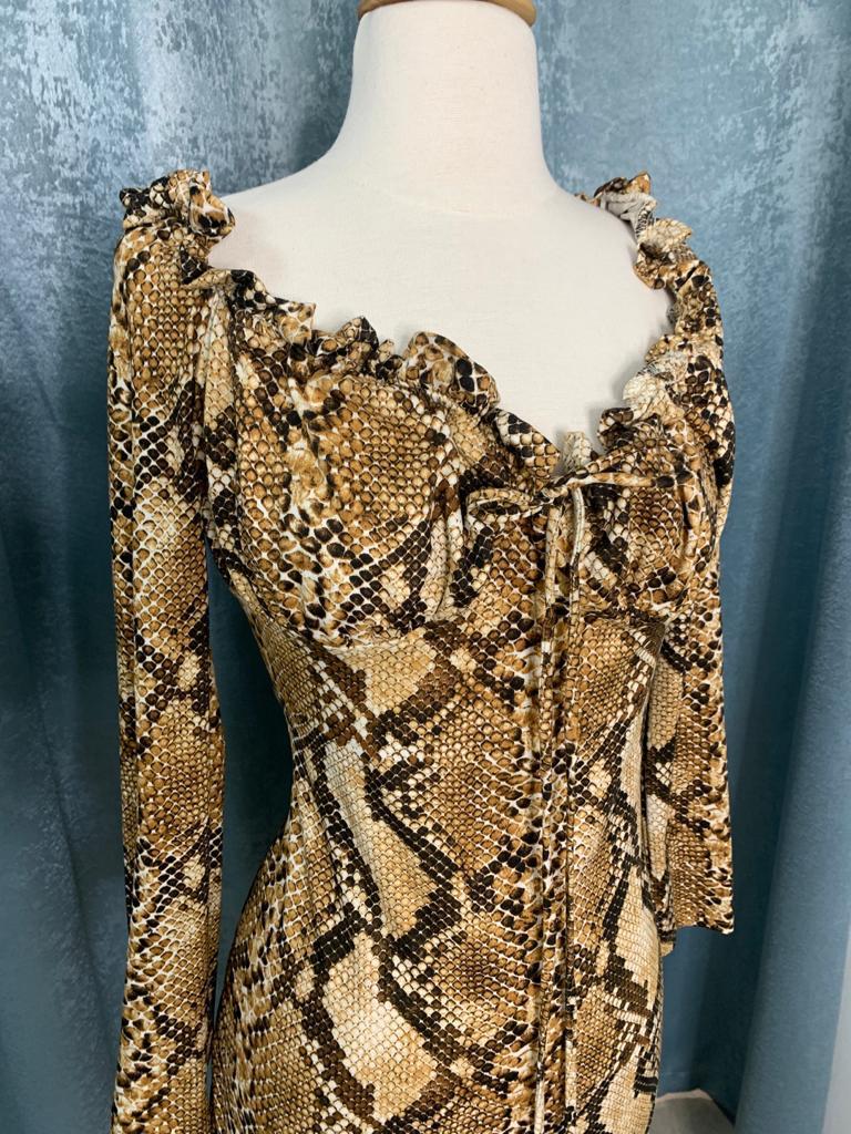 Ouro Snake Dress